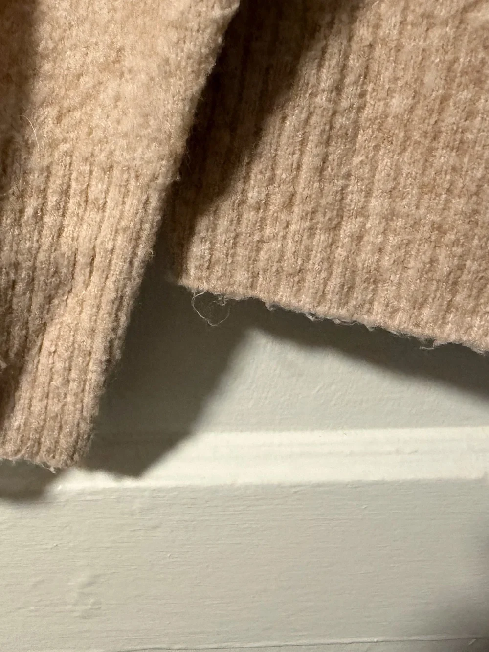 J. Crew Women’s Small Extra Soft Knit Crewneck Tan Camel Wool Blend Sweater